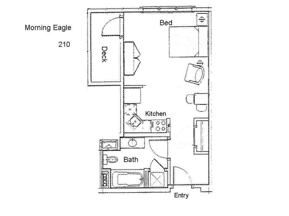 وايتفيش، مونتانا Morning Eagle 210 Hotel Room المظهر الخارجي الصورة